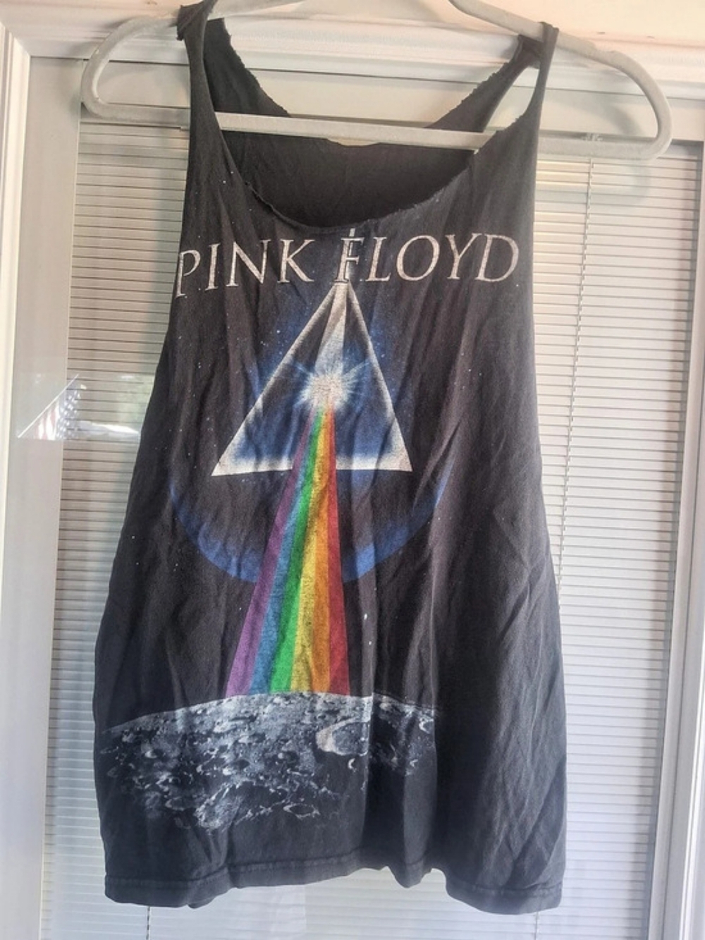 Pink Floyd Graphic Tank Top in Black